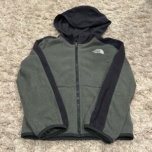 The North Face kids fleece zip up jacket